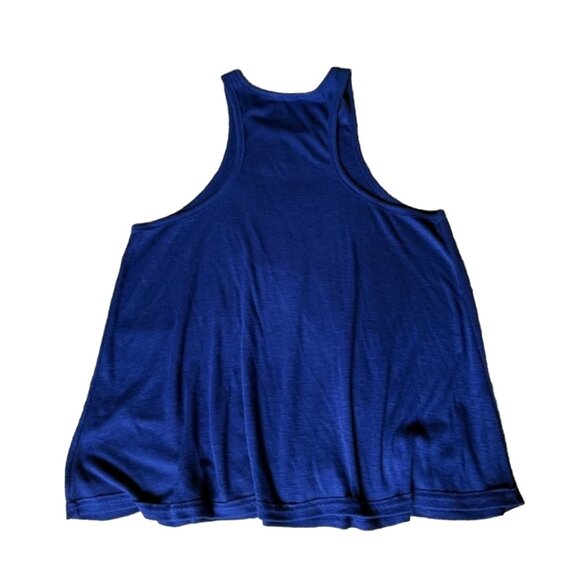 Free People Intimately Blue Swing Racerback Tank Top Beach Summer Classic Sz M - Picture 5 of 6